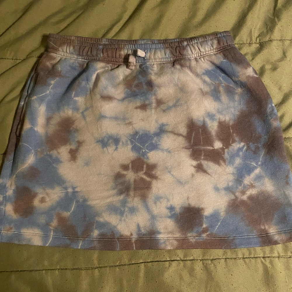 Tie-Dye Mini Skirt